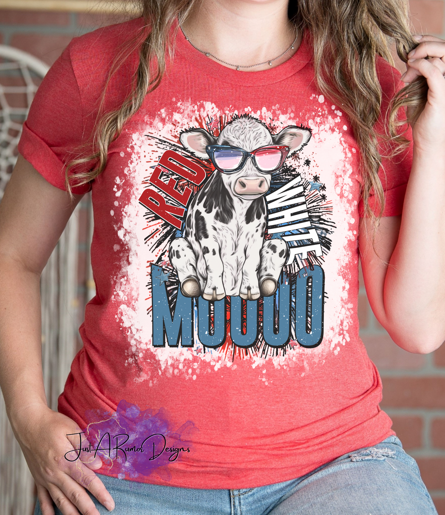 Red White & Moo Shirt