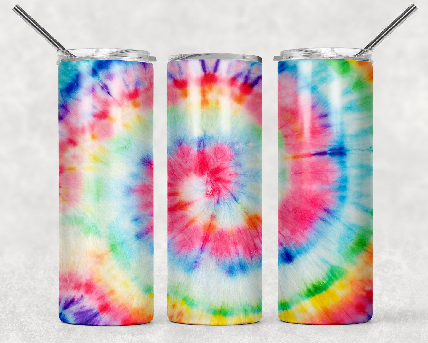 Light Tie-Dye Tumbler