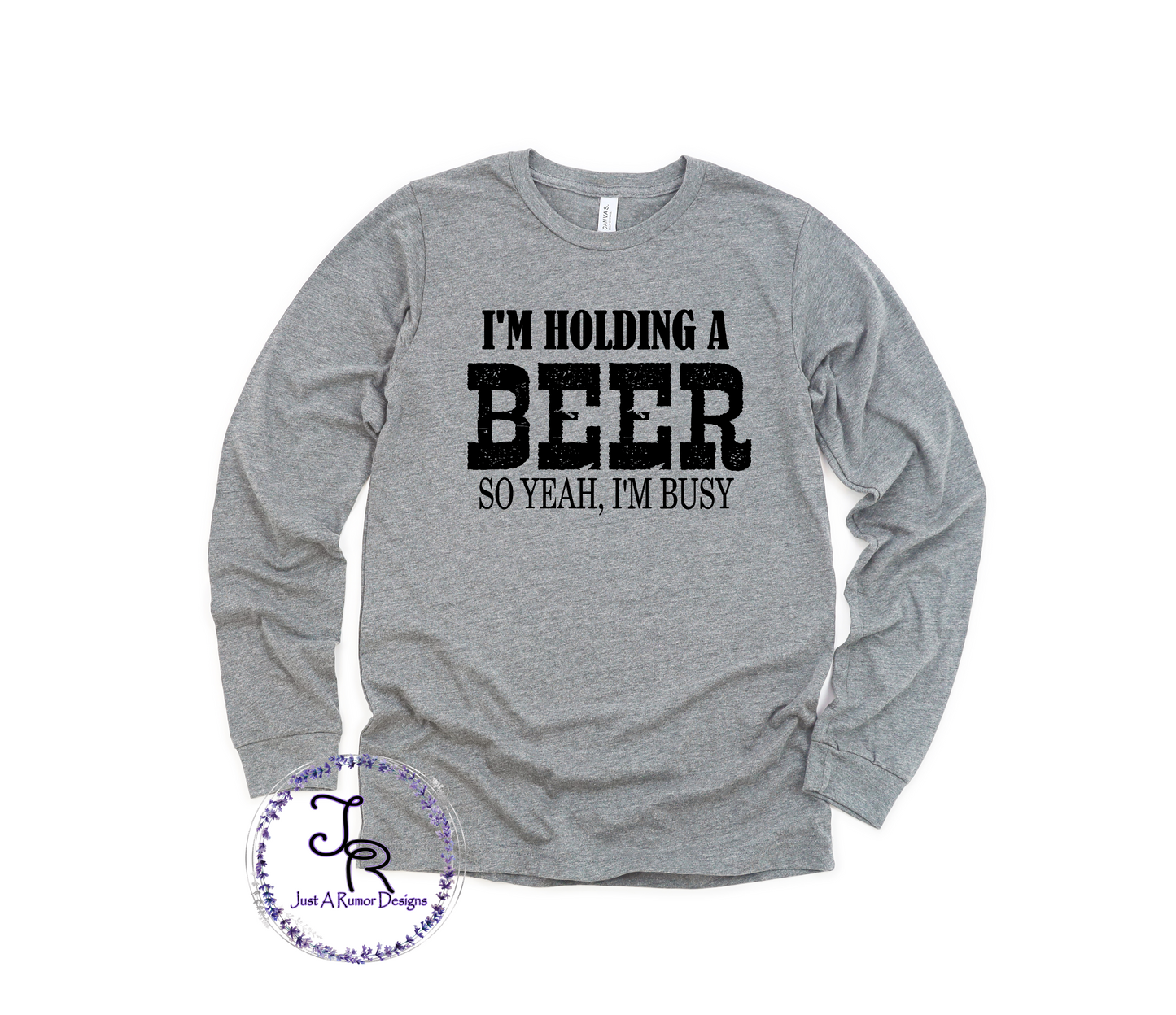 Holding A Beer Shirt