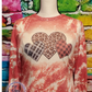 Patterned Hearts Shirt