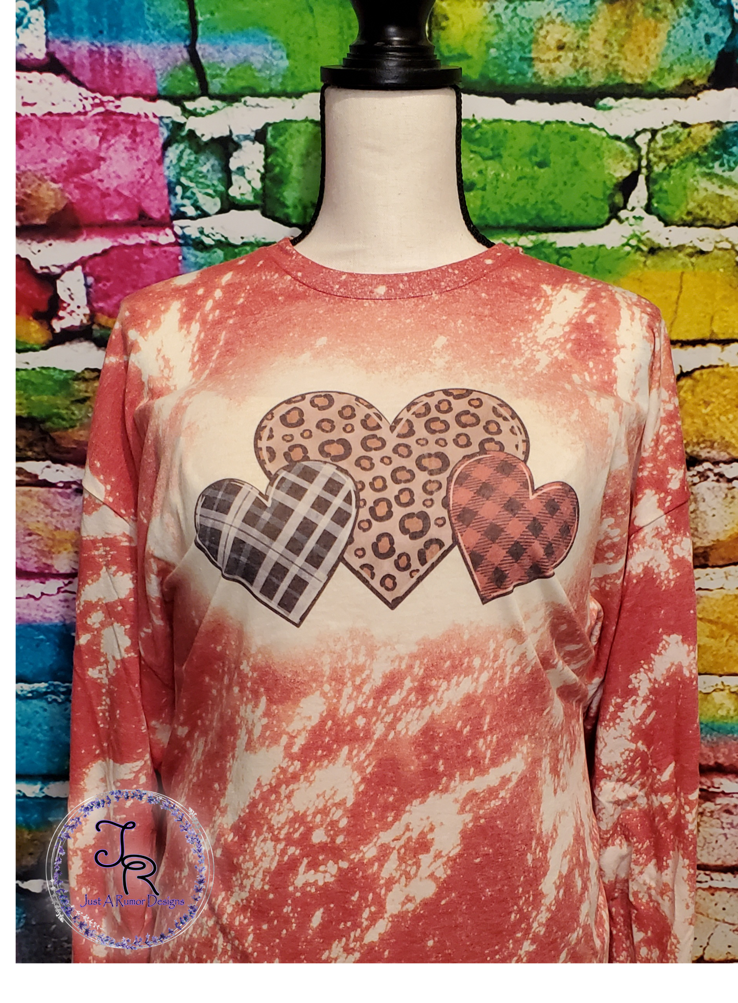 Patterned Hearts Shirt