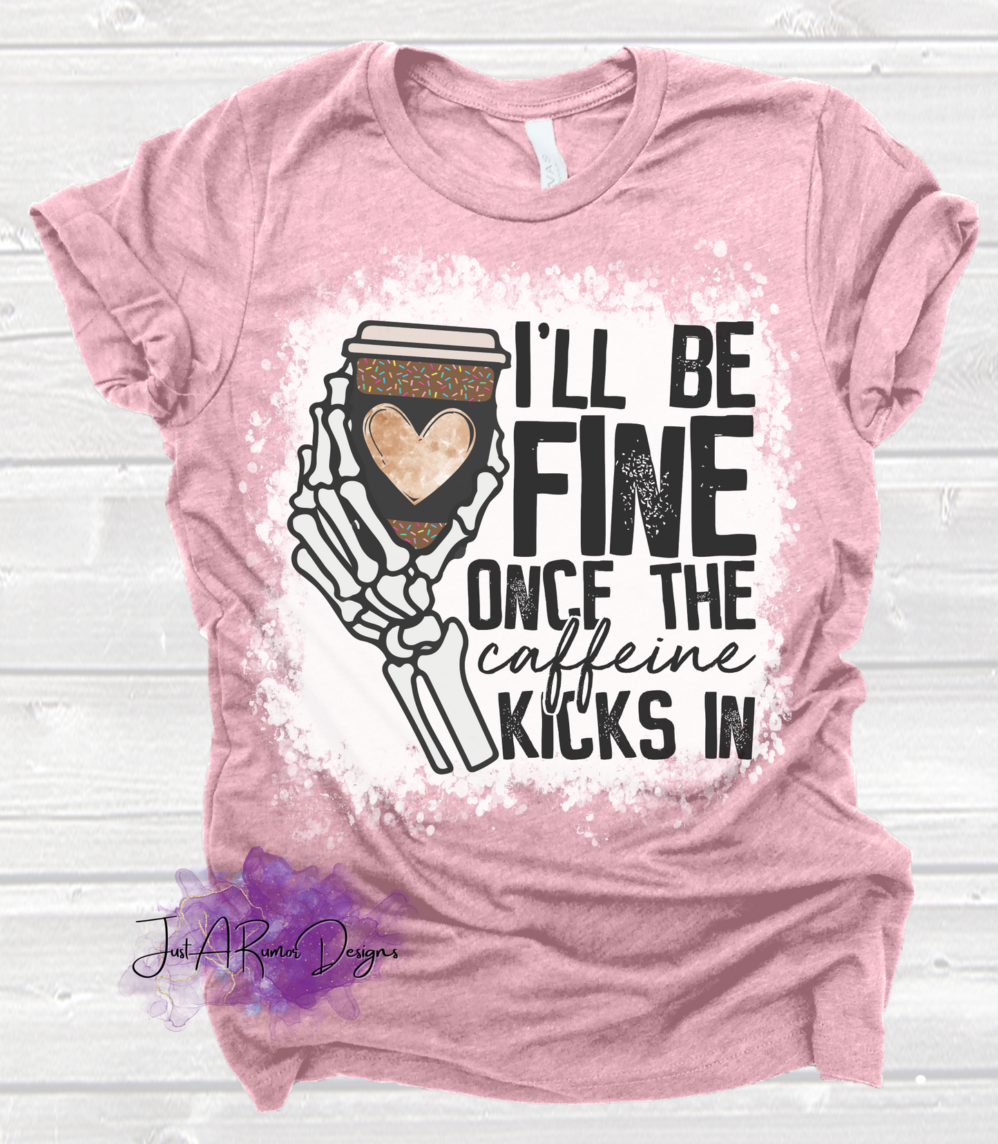 Caffeine Kicks In Shirt