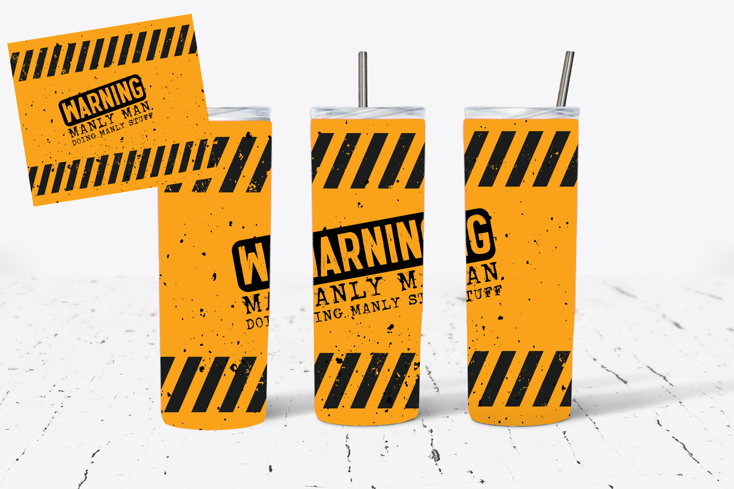 Manly Man Tumbler