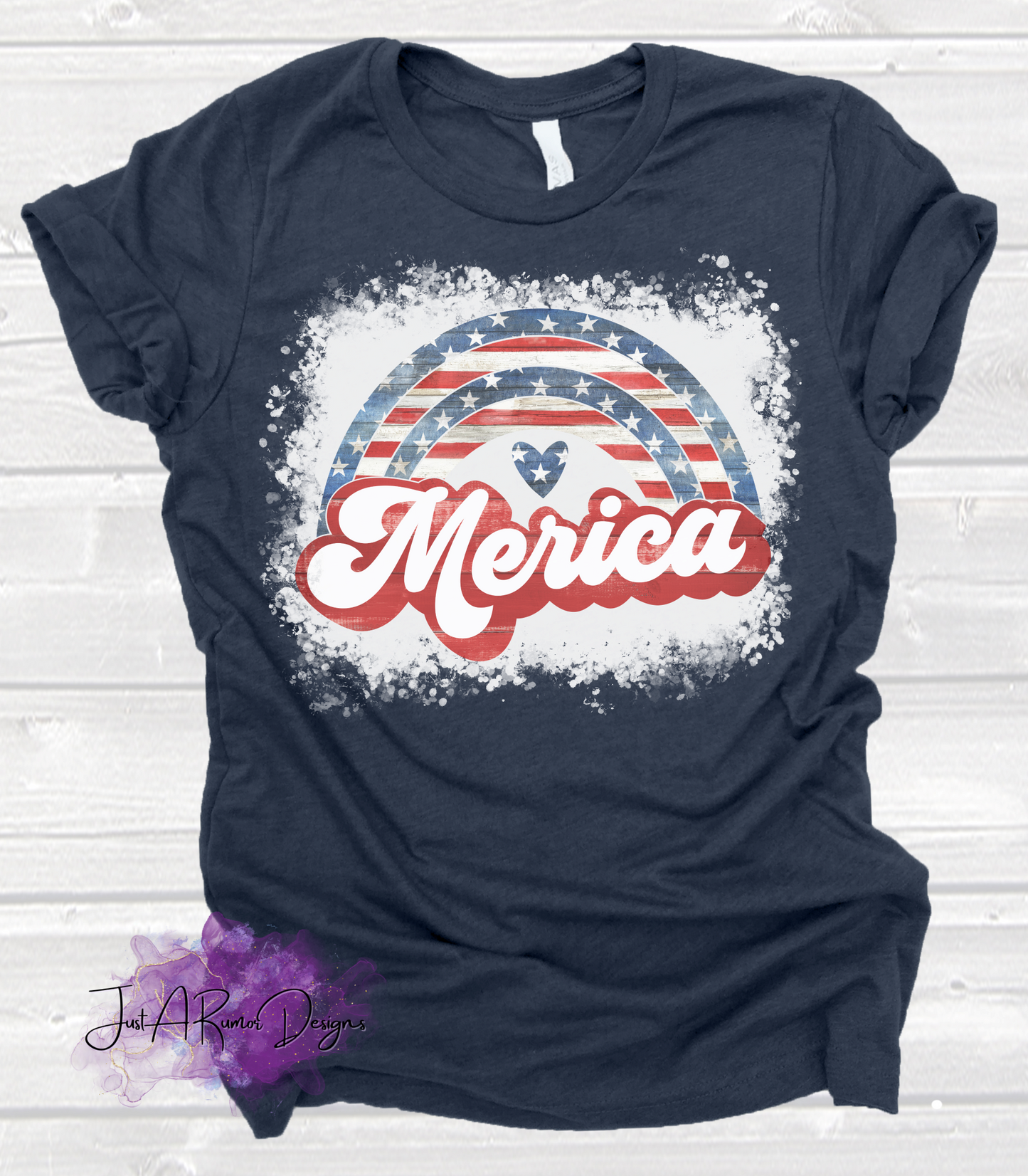 Merica Rainbow Shirt