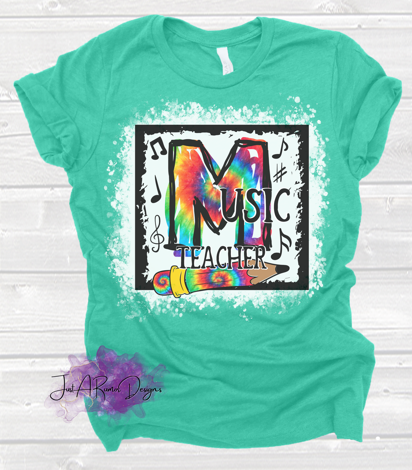 Tie-Dye Music Teacher Shirt