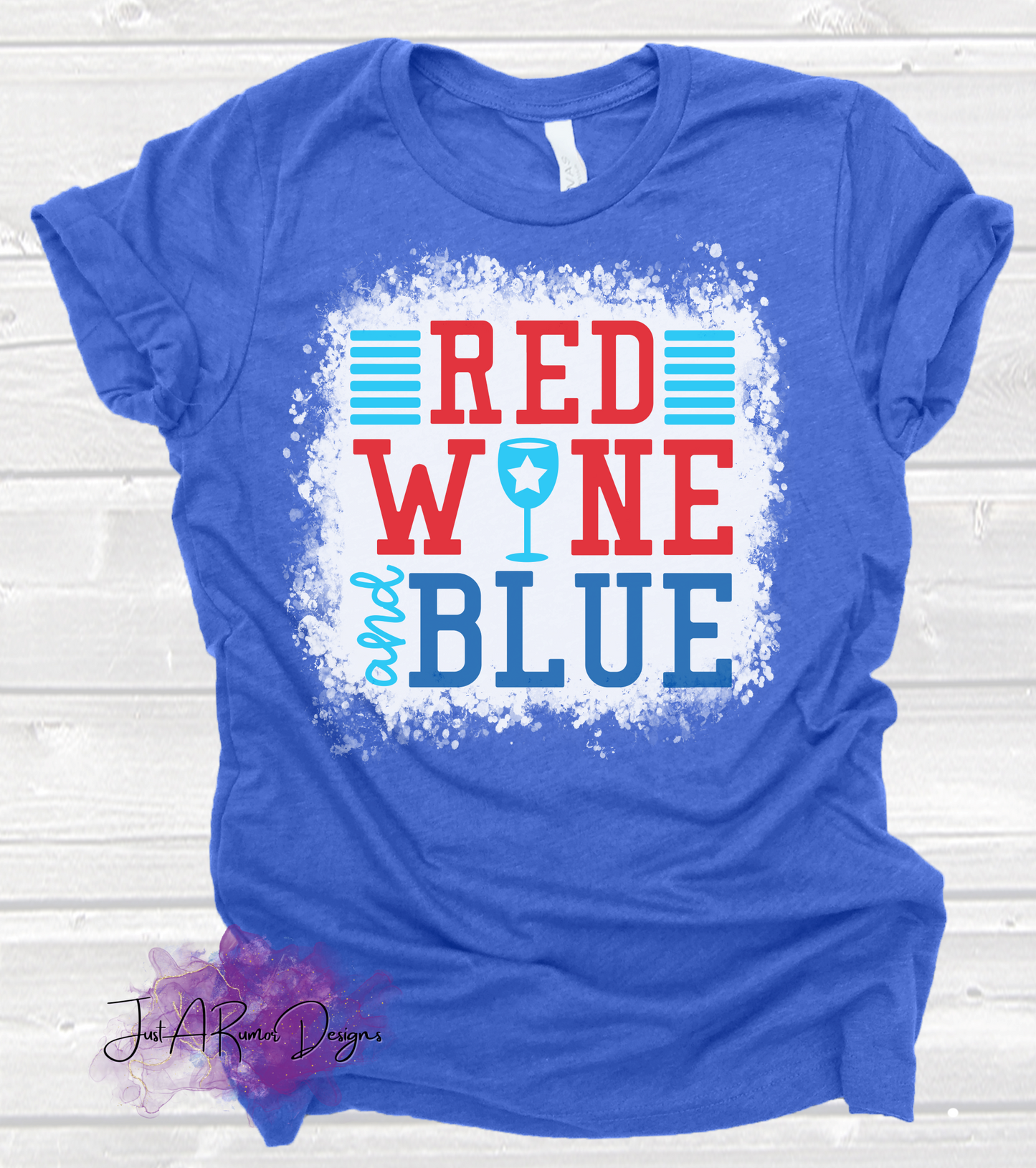 Red Wine & Blue Shirt