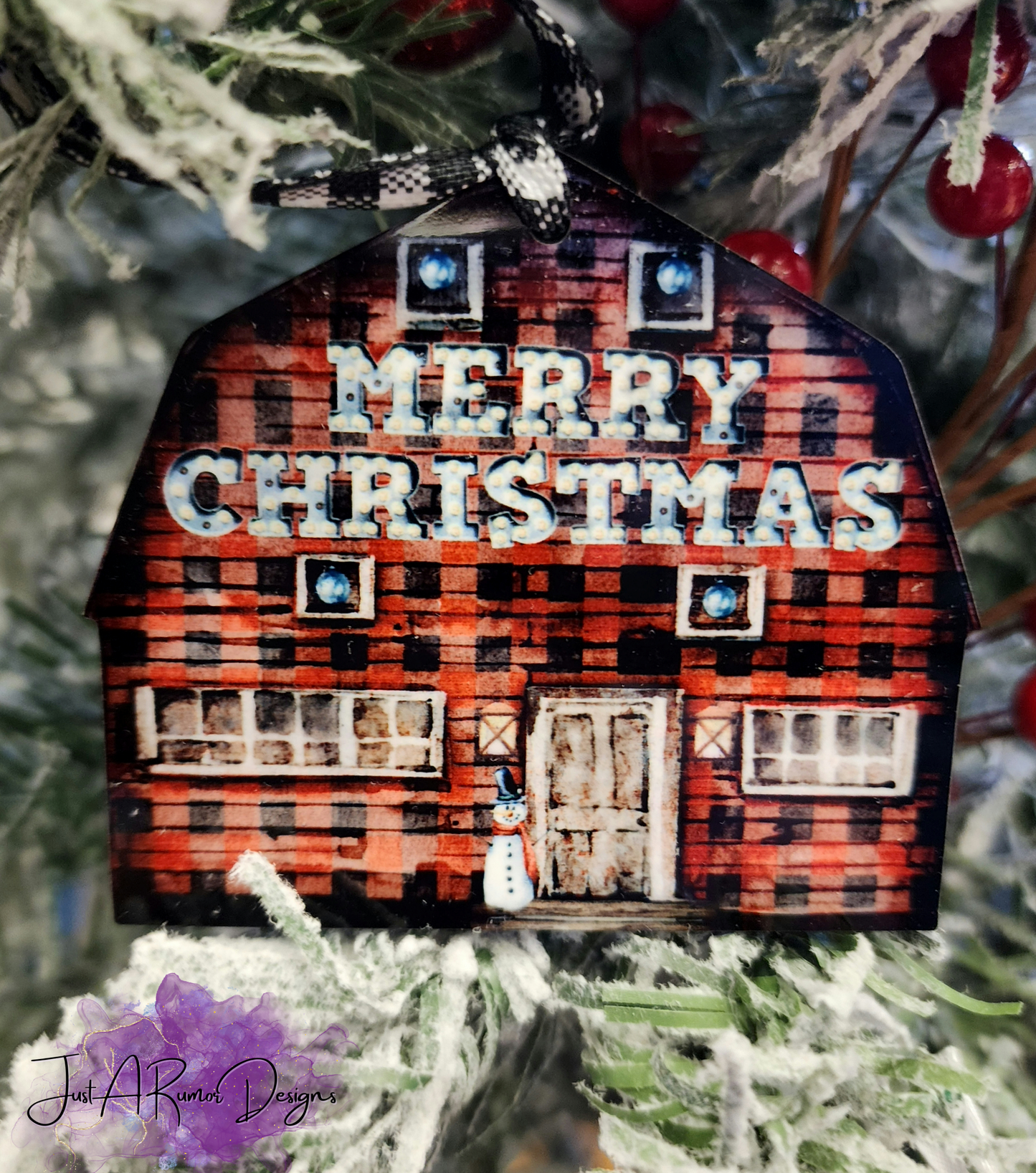 Red Barn Ornament