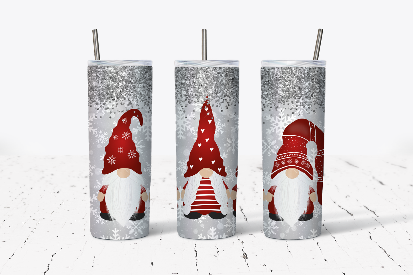 Christmas Gnomes Tumbler