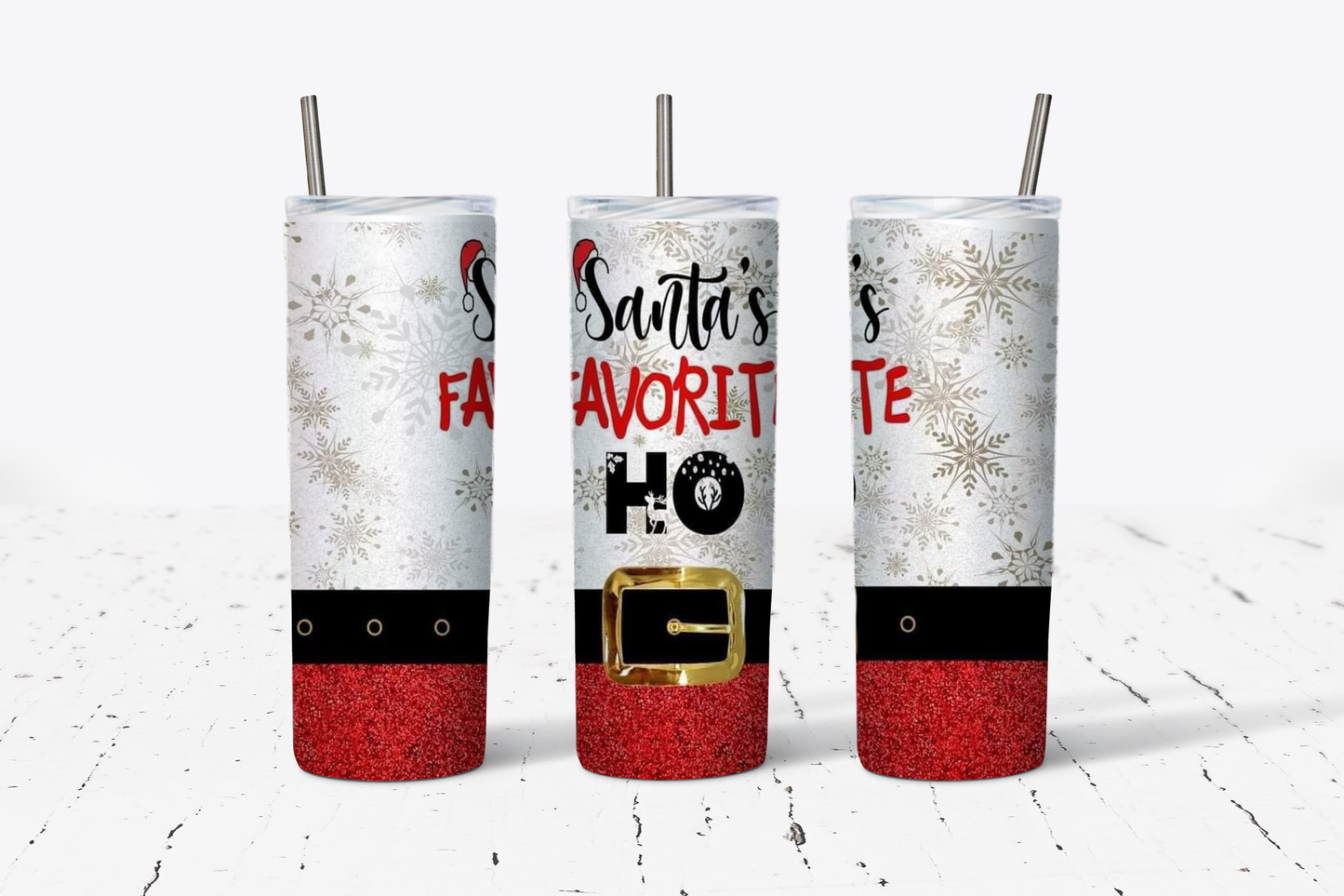 Santa’s Favorite Ho Tumbler