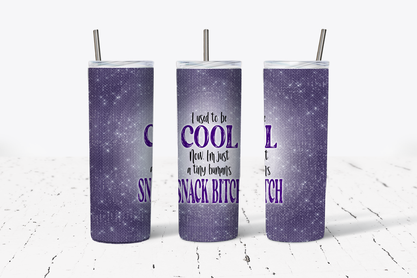 Midnight Diamond Snack Bitch Tumbler