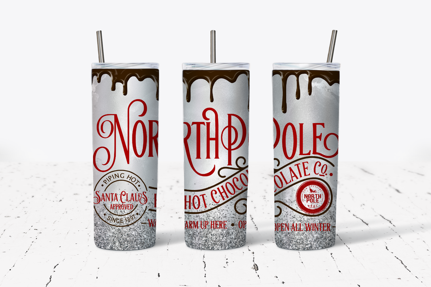 North Pole Hot Chocolate Tumbler