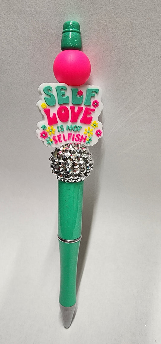 Self Love Beaded Pen