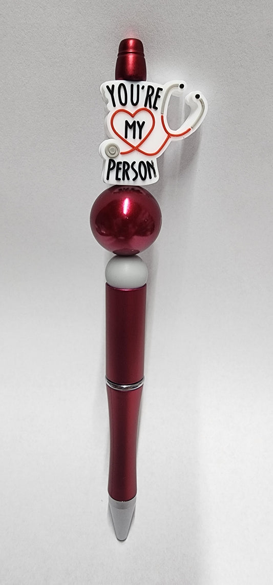 My Person Beaded Pen