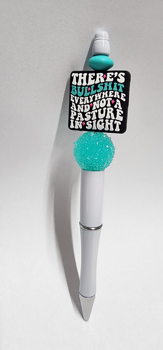 Bullshit Everywhere Beaded Pen