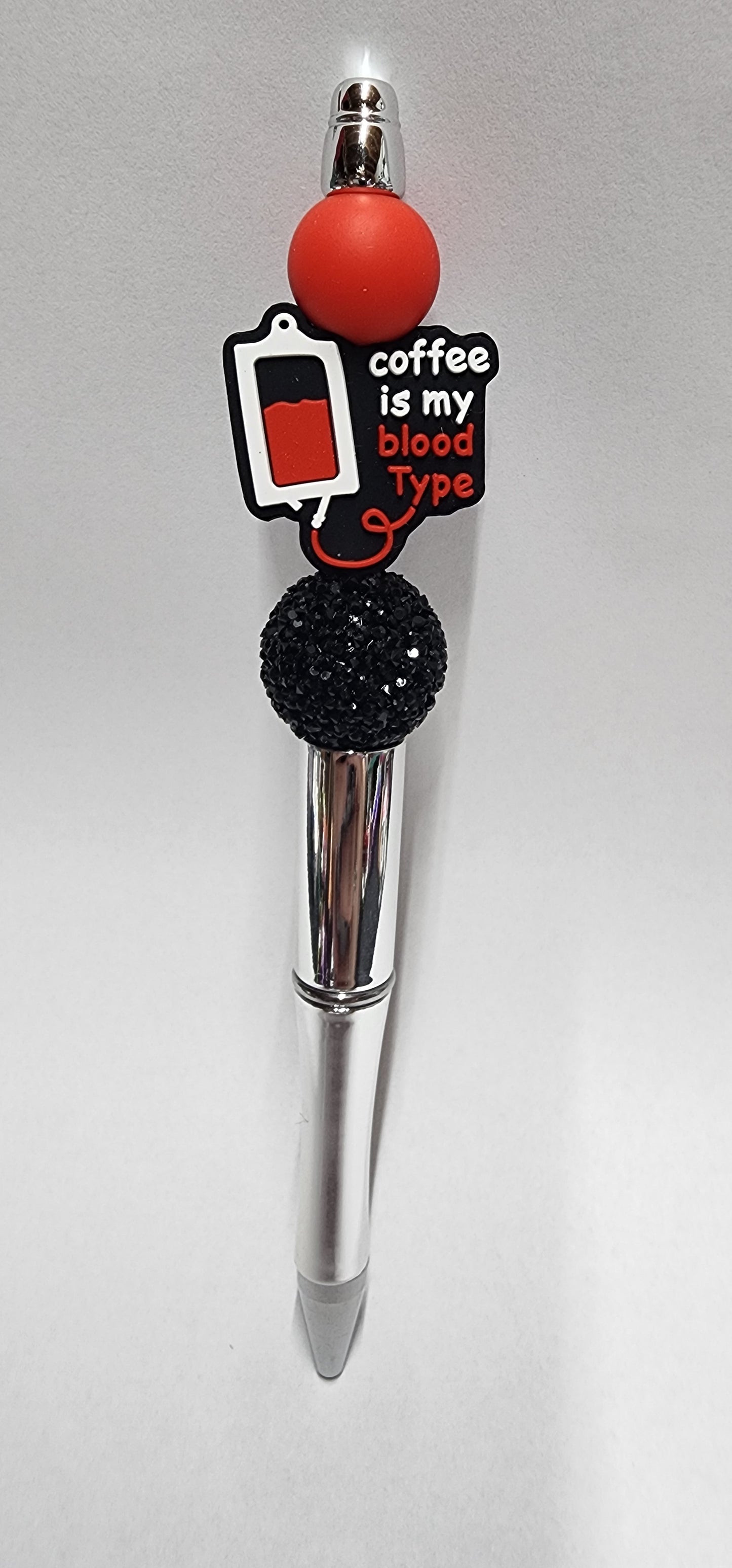 Blood Type Coffee Beaded Pen