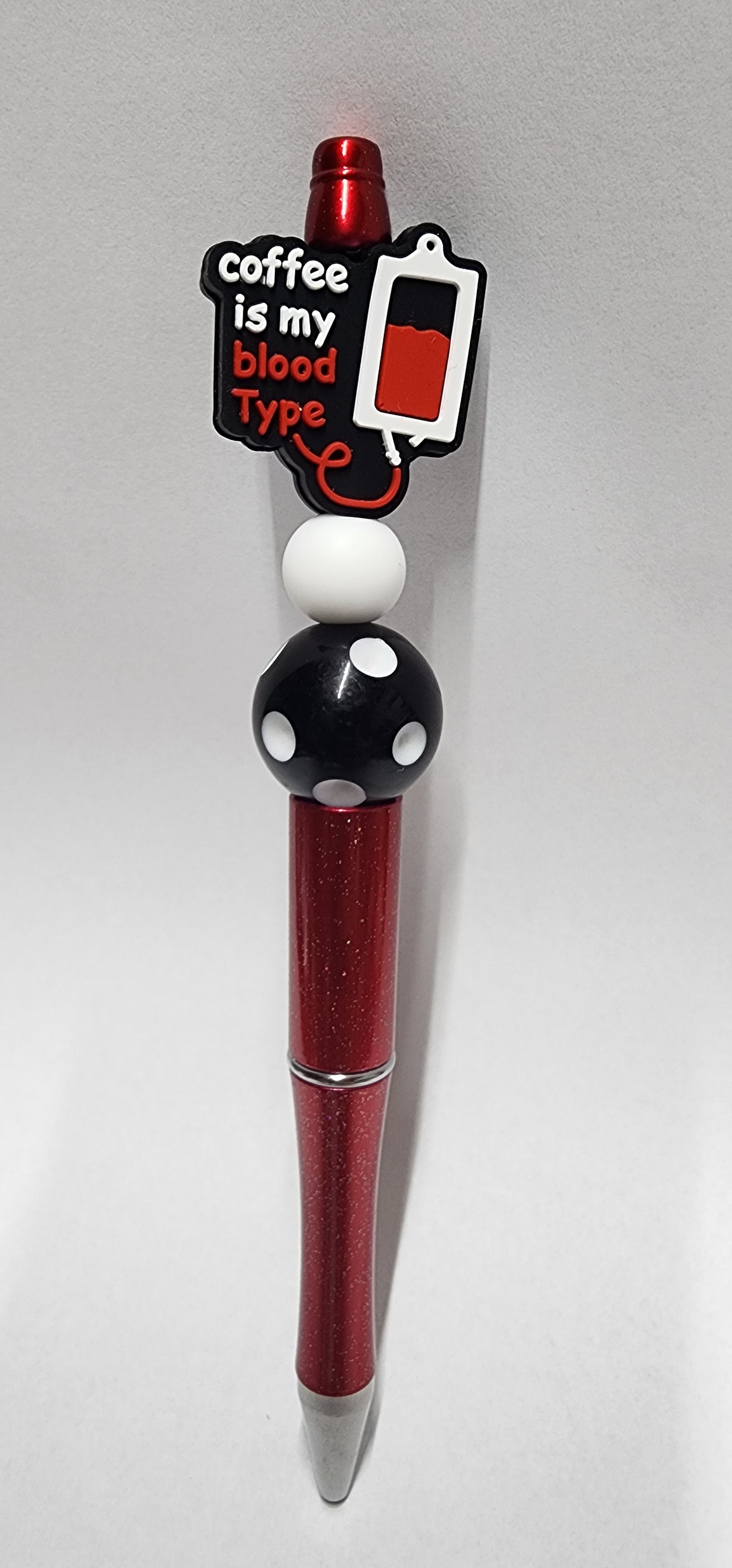 Blood Type Coffee Beaded Pen