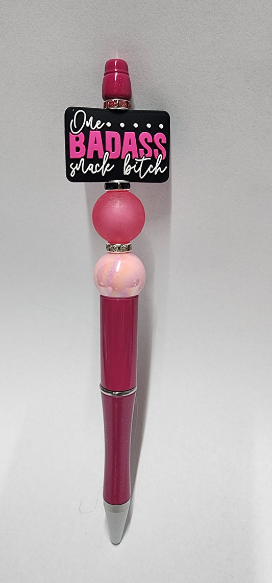 Snack Bitch Beaded Pen