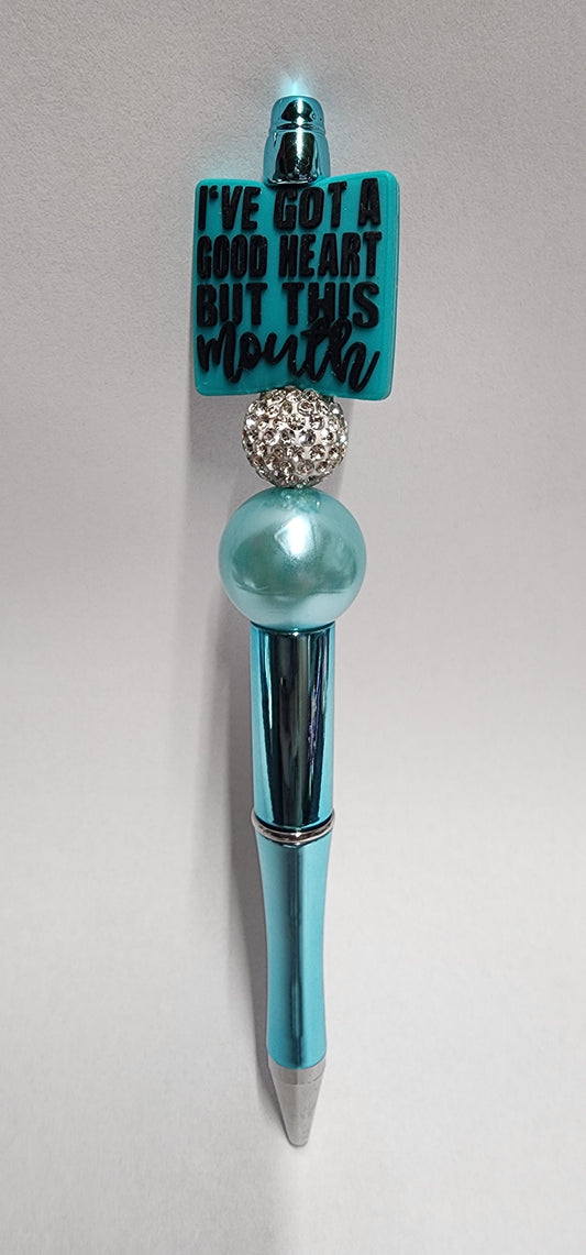 This Mouth Beaded Pen