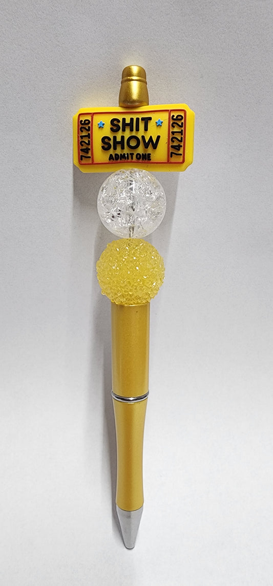 Shit Show Beaded Pen