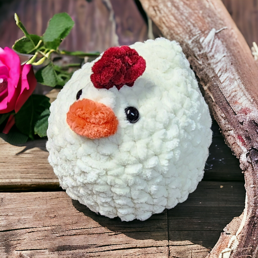 White Chicken Plushie