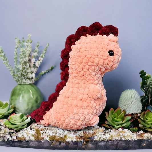 Orange T-Rex Plushie