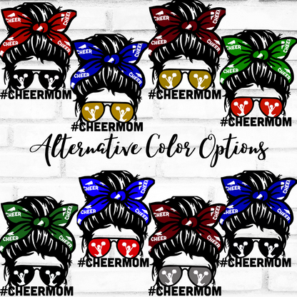 Cheer Mom-School Colors Shirt
