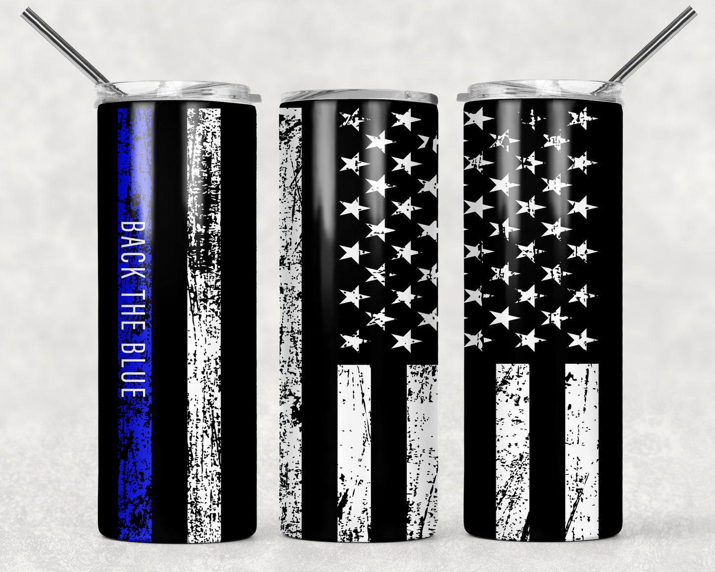 Back the Blue Tumbler