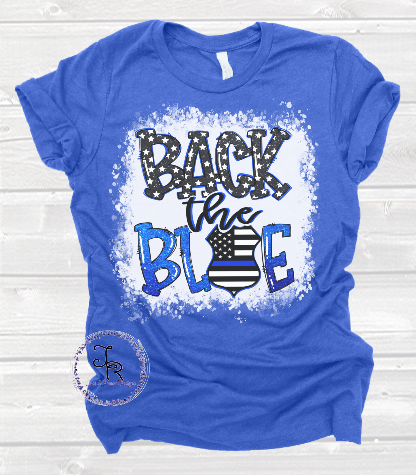 Back the Blue Stars and Stripes Shirt