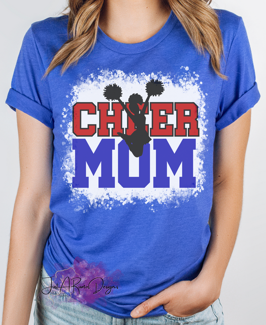 Cheer Mom RWB Shirt