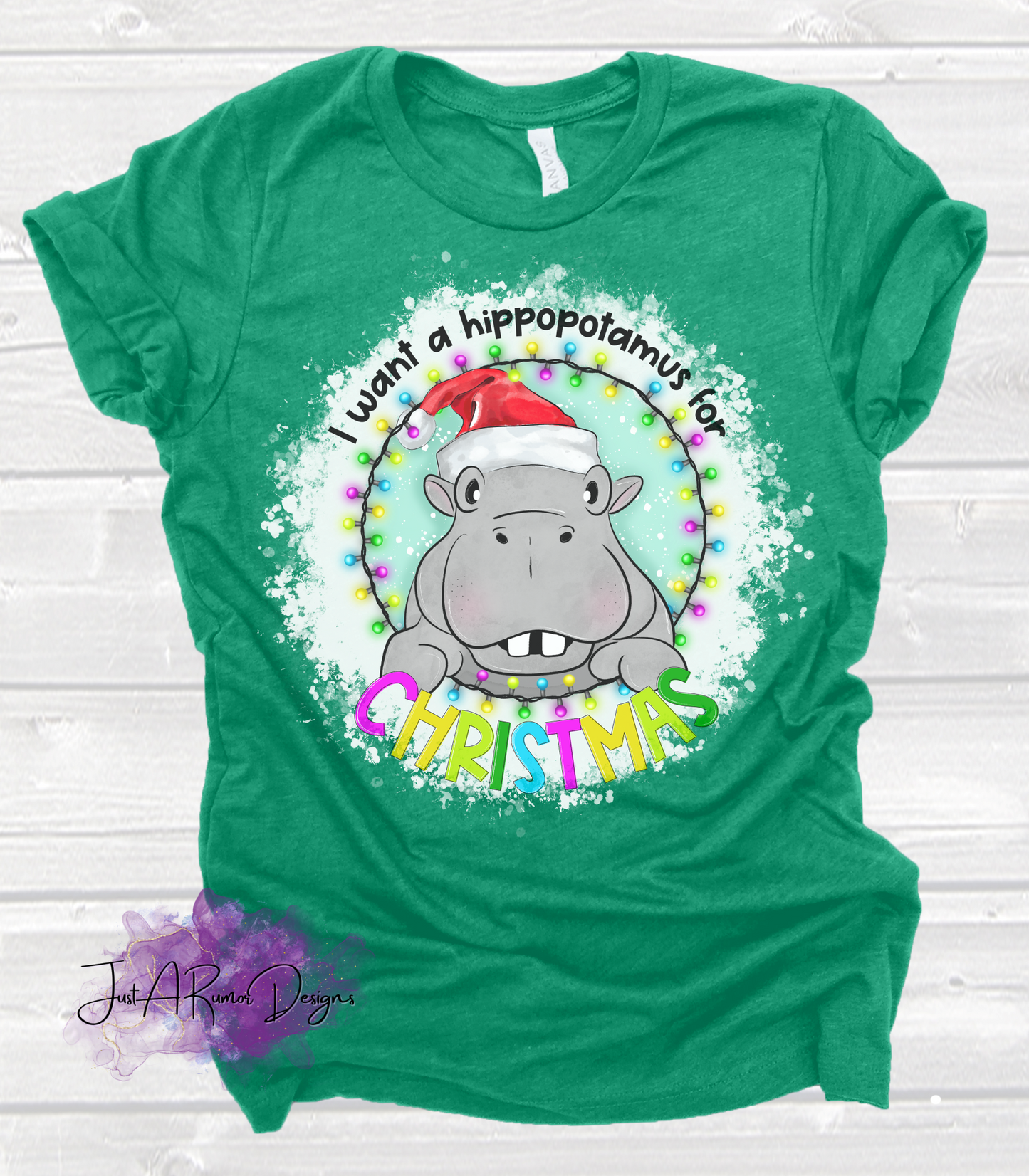 Christmas Hippo Shirt