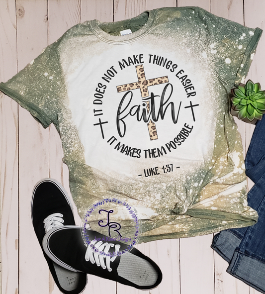 Faith Luke 1:37 Shirt