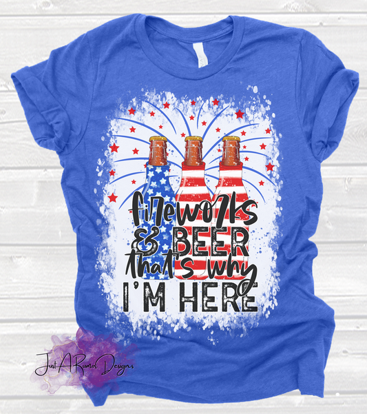 Fireworks & Beer Shirt