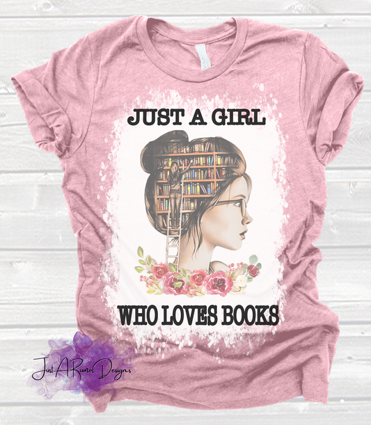 Girl Who Loves Books Shirt