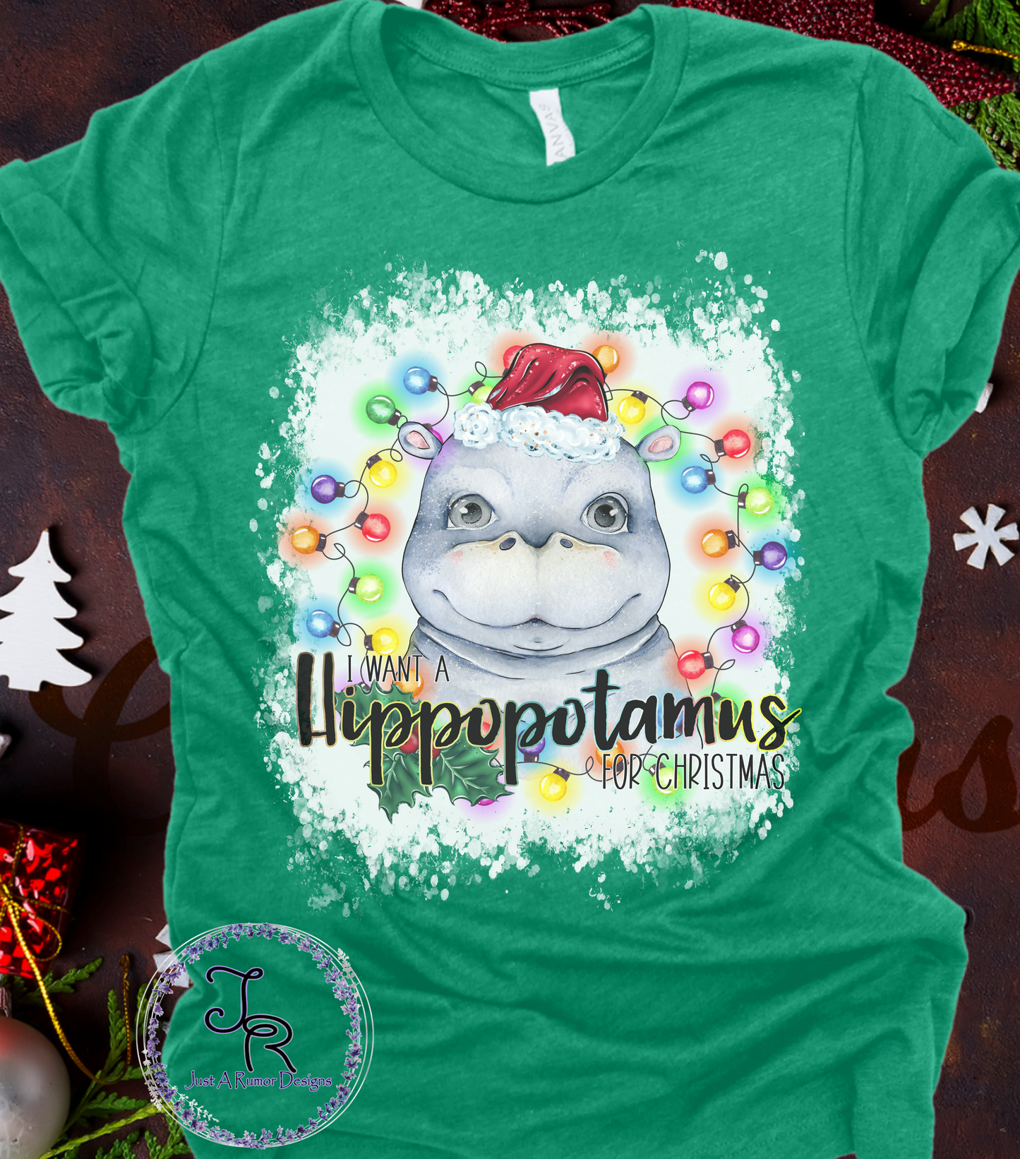 Hippo for Christmas Shirt