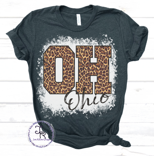 Leopard OH Ohio Shirt