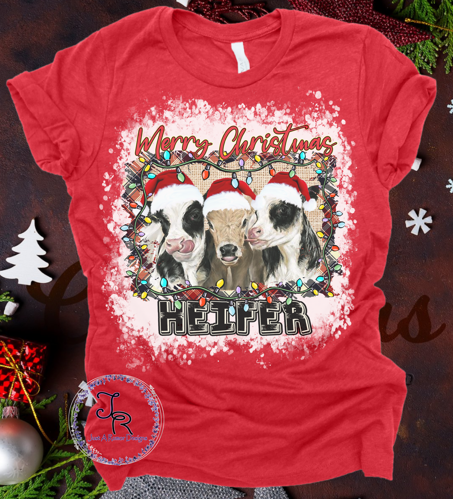 Merry Christmas Heifer Shirt