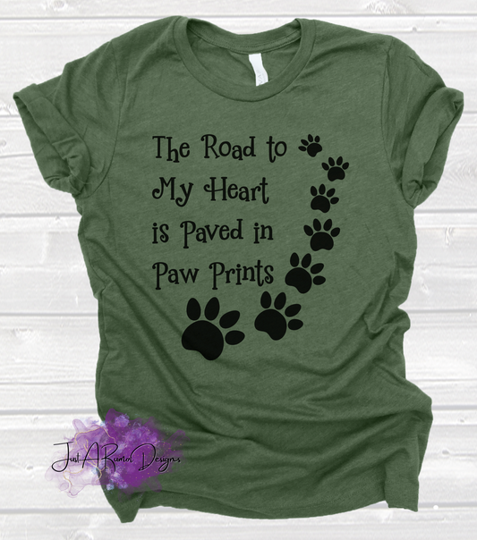 Paved in Paw Prints Shirt