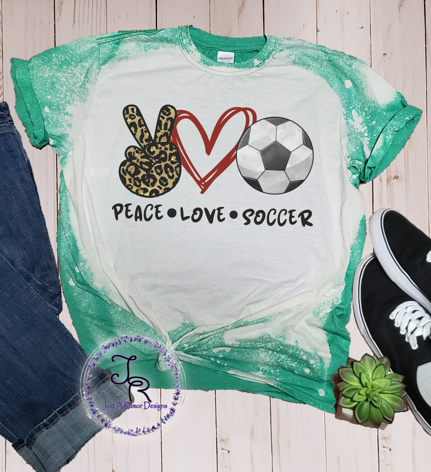 Peace Love Soccer Shirt