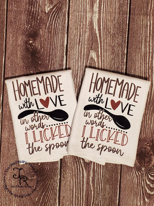 Homemade with Love Towel