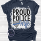 Proud Police Wife Shirt