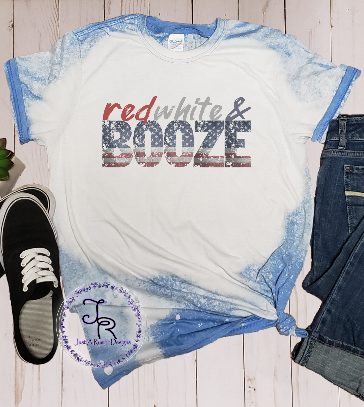 Red White & Booze Shirt