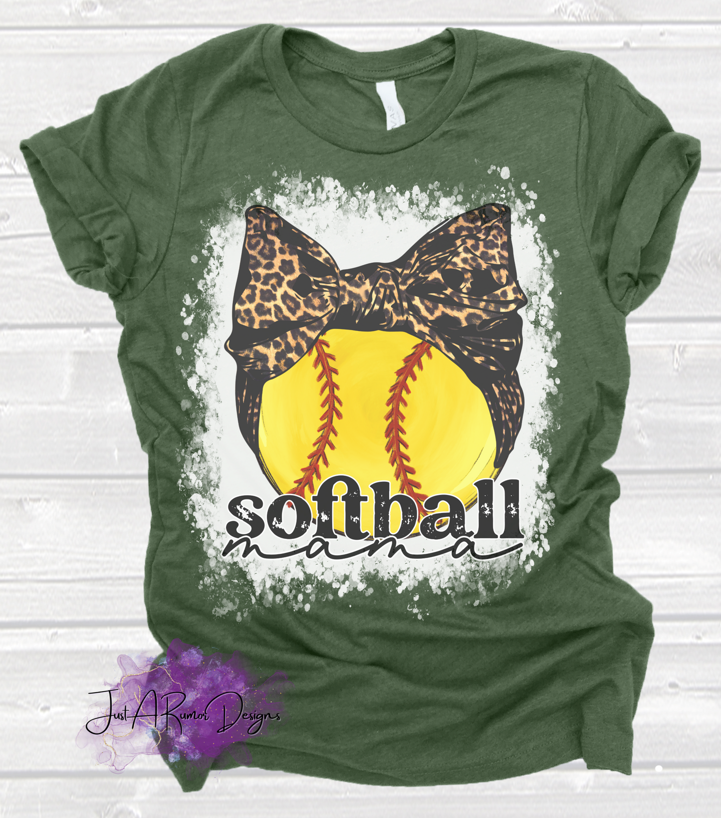 Softball Mama Bow Shirt