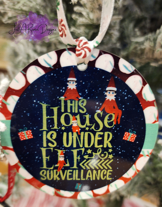 Elf Surveillance Ornament