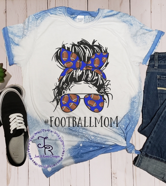 Football Mom-School Colors Shirt