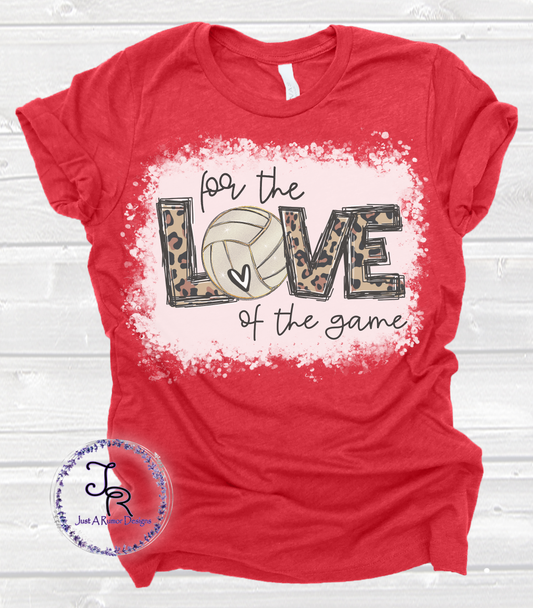 Love of the Game-Volleyball Shirt