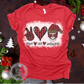 Peace Love Santa Skull Shirt